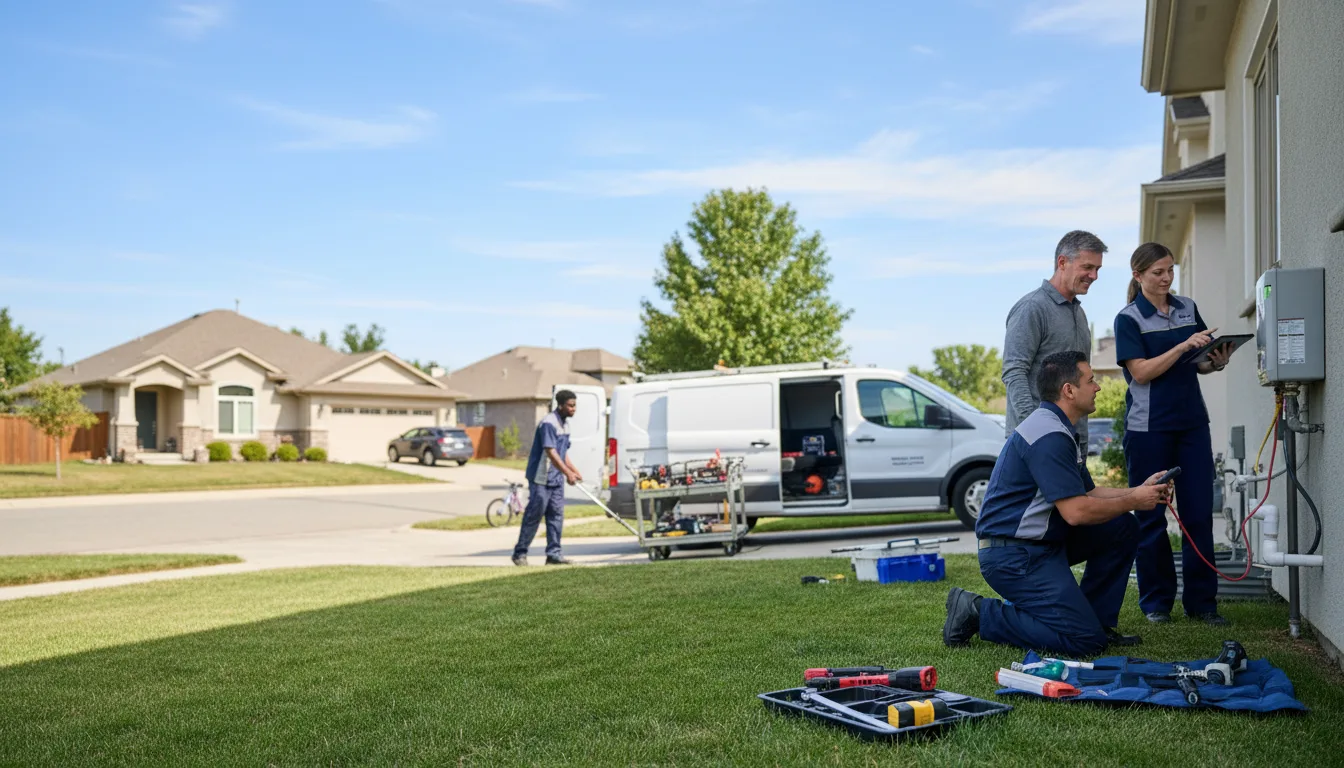 Tankless water heater service in Columbia, CA